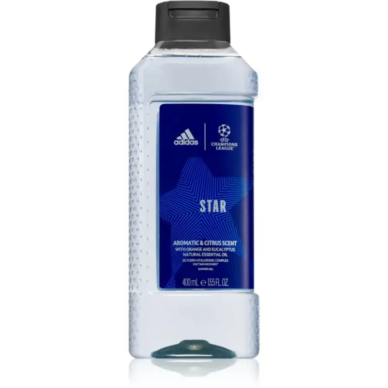 Adidas UEFA Champions League Star Refreshing Shower Gel for Men 400 Ml