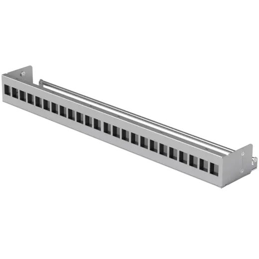 Ubiquiti blank keystone patch panel - 1U