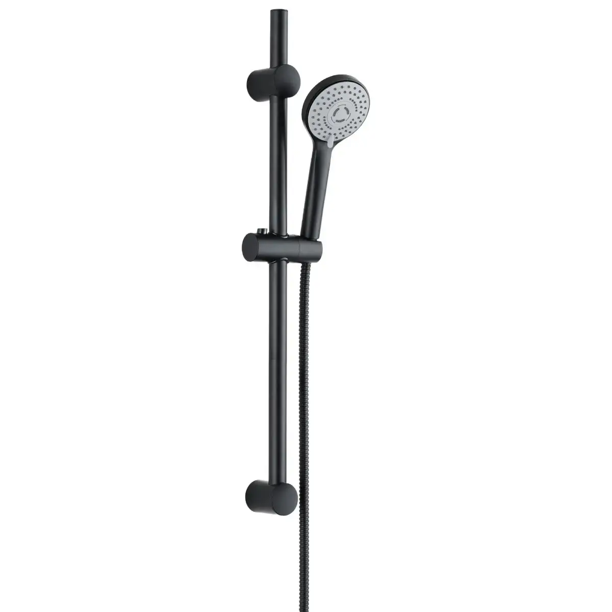 AB Shower set with rail, 3 modes, black