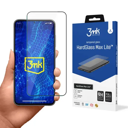 3mk HardGlass Max Lite tempered glass for phone Samsung Galaxy S24+ (S926) with applicator