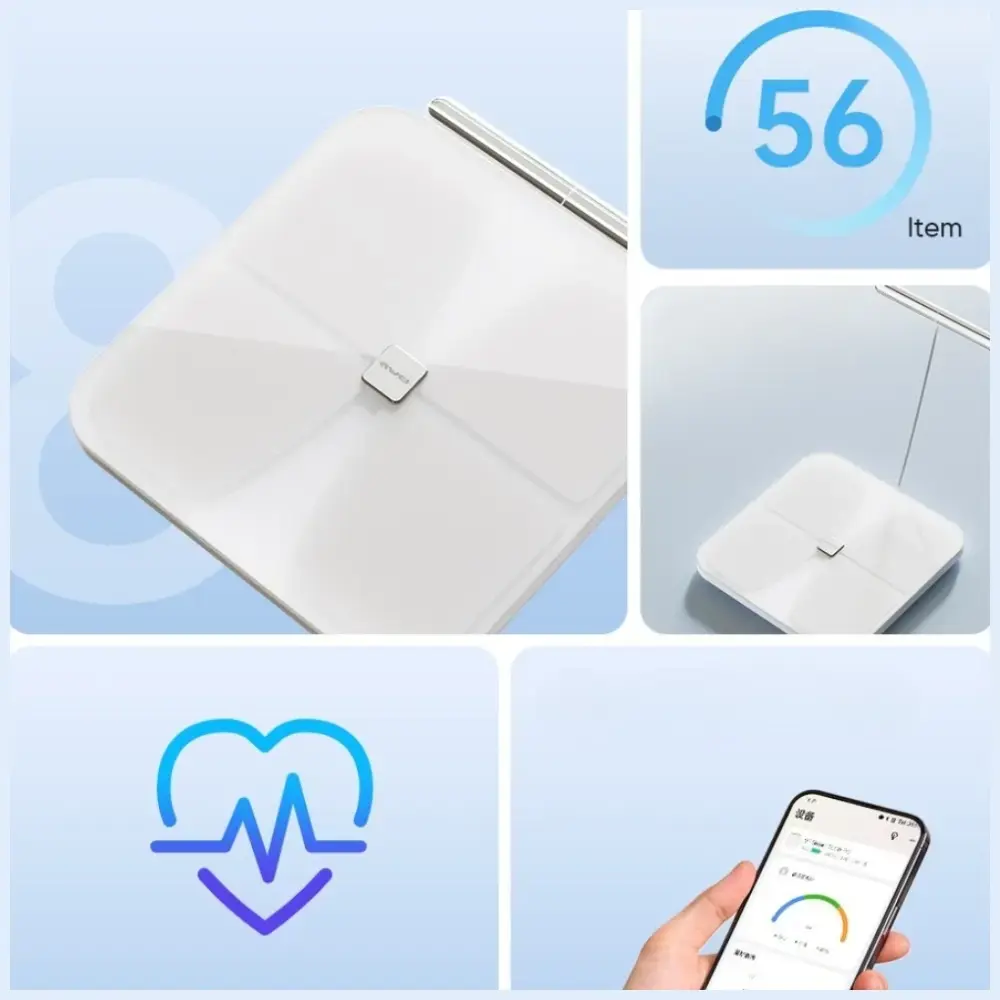 AWEI SS1 Multifunctional Body Scale Bluetooth 5.0 500mAh White