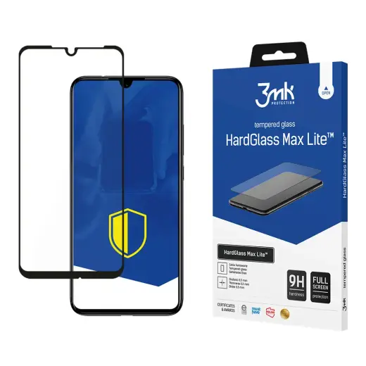 3MK HardGlass Max Lite защитное стекло для телефона Xiaomi Redmi Note 7 черное