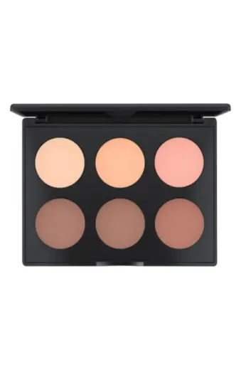 MAC, Studio Fix Sculpt And Shape, Blush Highlighter Palette, Light Medium, 6 pcs, 14.4 g