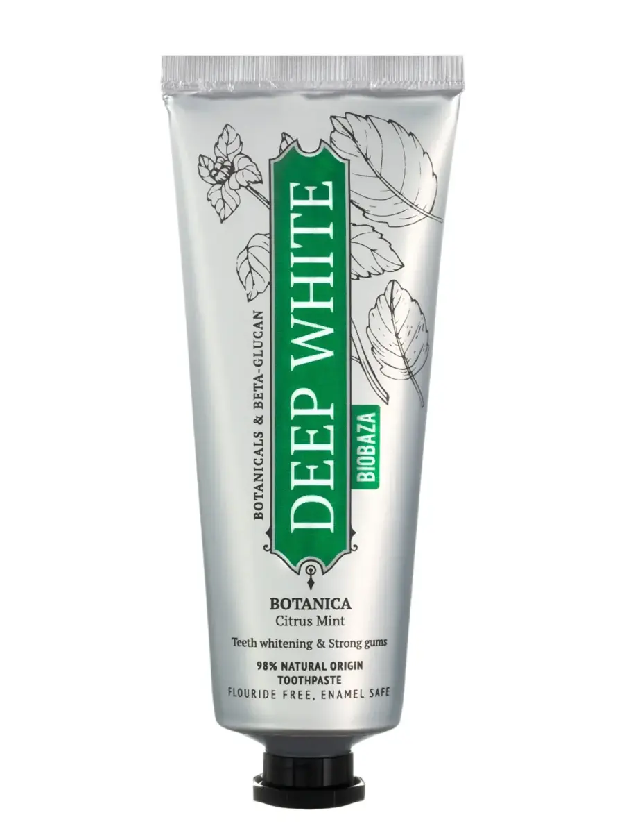 Biobaza, Deep White, Vegan & Natural Ingredients, Whitening, Toothpaste, 75 ml