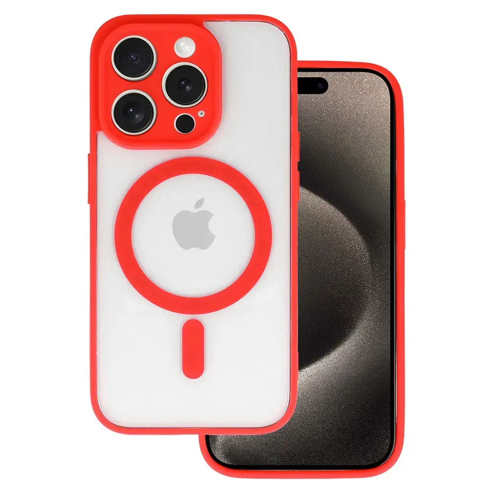 Acrylic Color Magsafe Case for Iphone 14 Pro red