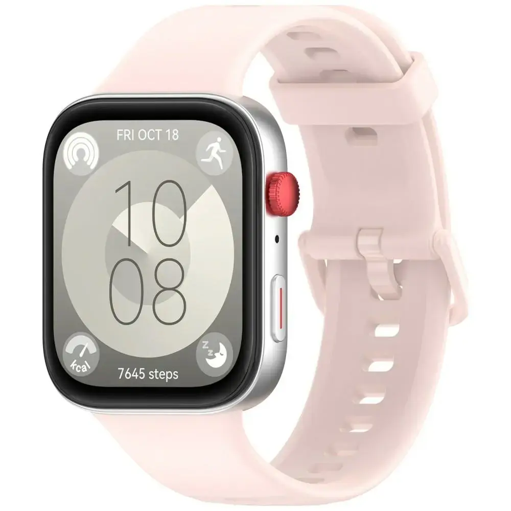 Beline Saiboro viedpulksteņa siksniņa priekš Huawei Watch Fit 3/4/4 Pro/5/5 Pro | silikons | rozā