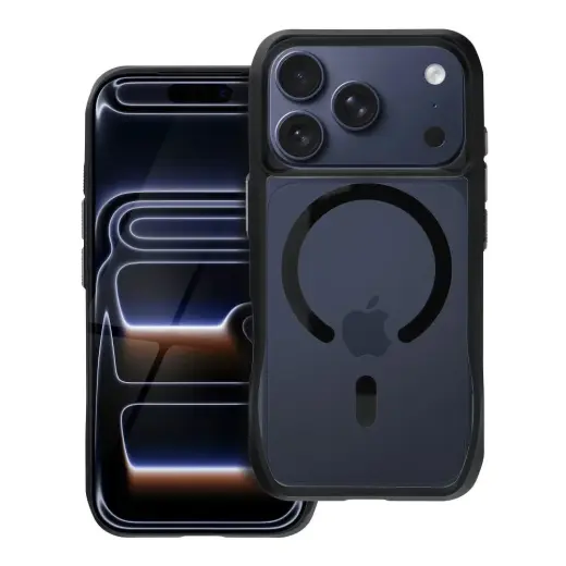 ROAR Slim Defender maciņš ar MagSafe atbalstu telefonam iPhone 17 Pro Max melns