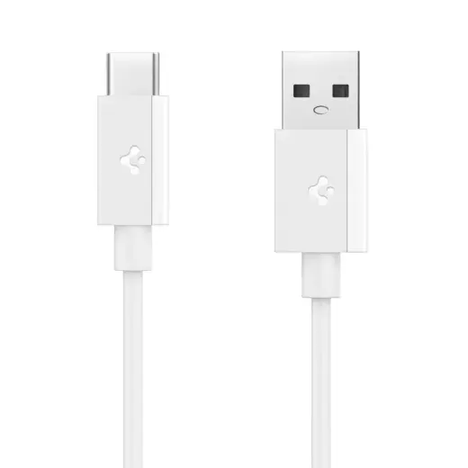 Spigen EB6010AC duomenų perdavimo ir įkrovimo laidas | USB-A į USB-C | PD | 60W | 1m | baltas