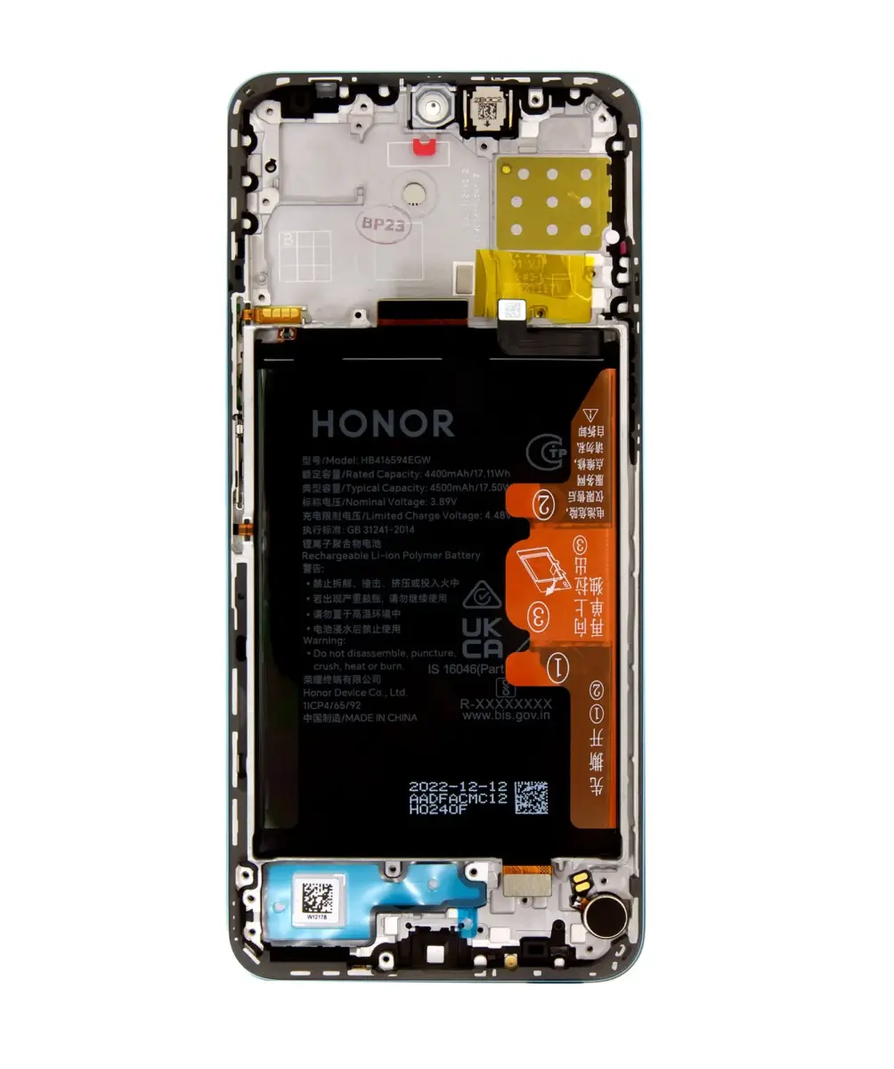 LCD Display + Touch Unit + Front Cover Honor X8a/90 Lite Cyan Lake (Service Pack)