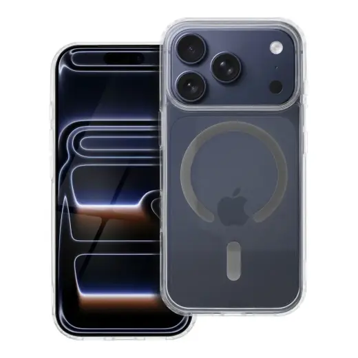 Drop Glue Colorful Ring maciņš ar statīvu un MagSafe atbalstu telefonam iPhone 17 Pro pelēks