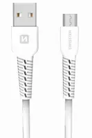 Swissten Basic data transfer and charging cable | USB-A to Micro USB | 15W | 1m | white