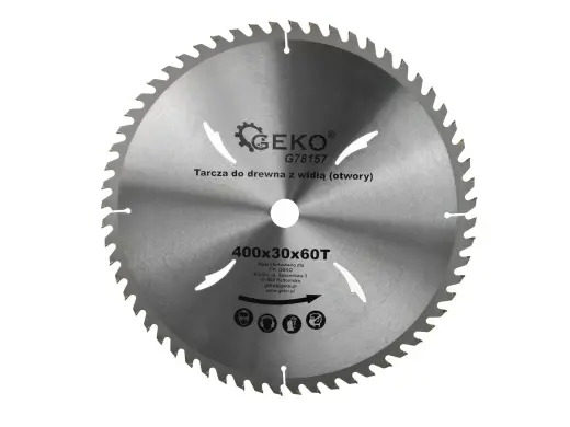 GEKO Ketassaeleht aukudega 400x30x60T