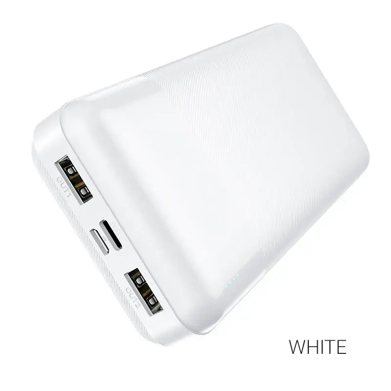 HOCO J72A Easy power banka 20000 mAh | 2 x USB balta