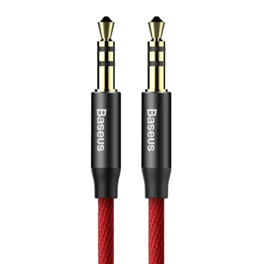 Baseus Yiven Premium AUX vads 3.5 mm -> 3.5 mm 1.5 m Sarkans
