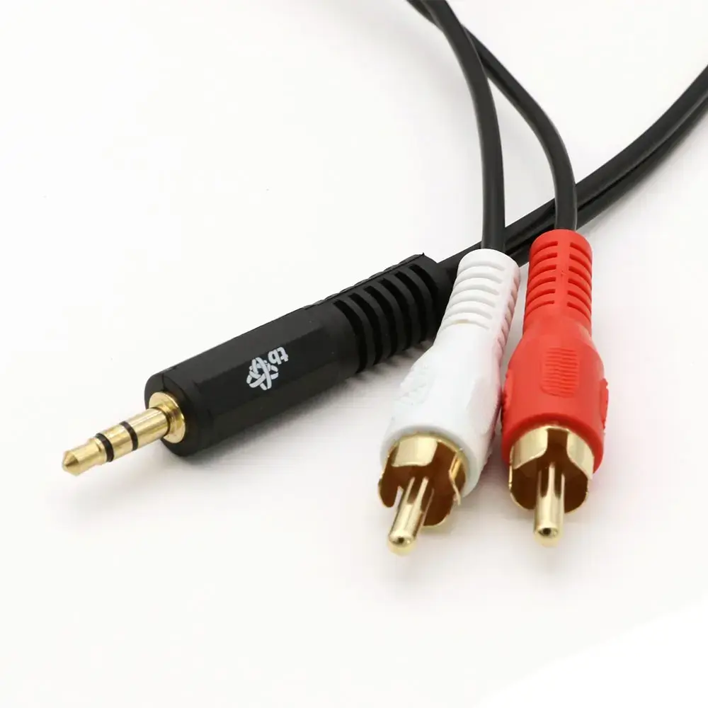 Cable 3,5mm MiniJack -2x RCA M|M 1,5m