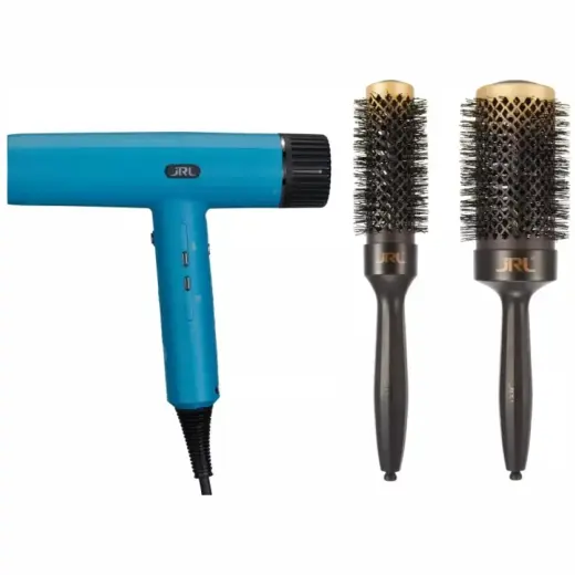 Hair Dryer Set  JRL Forte Pro 2020H with Brushes blue
