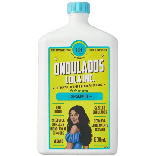 Lola Cosmetics, Ondulados Lola Inc., Hair Shampoo, Defining & Anti-Frizz, 500 ml