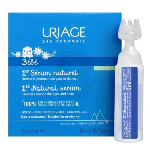 Uriage Bébé nomierinošā emulsija 1st Natural Serum 15 x 5 ml