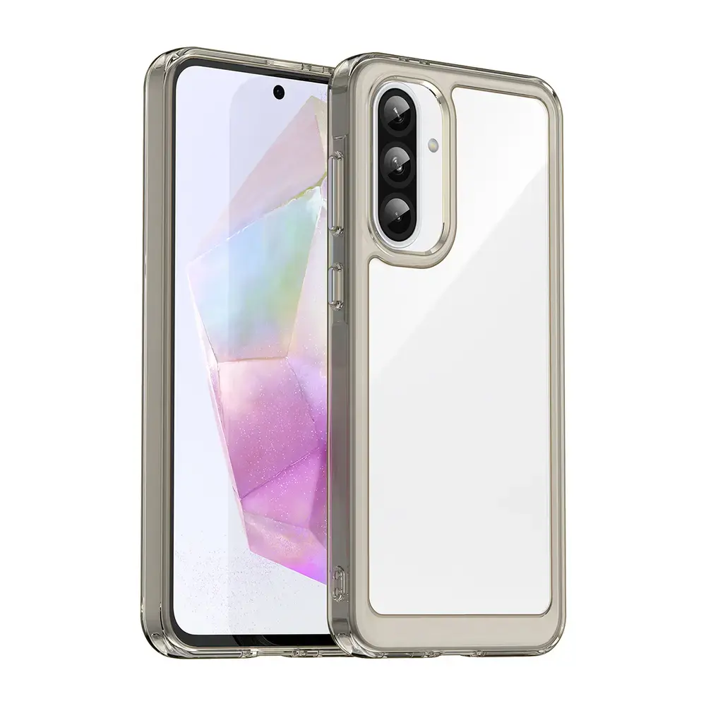 Outer Space maciņš telefonam Samsung Galaxy A56 (A566) caurspīdīgs melns