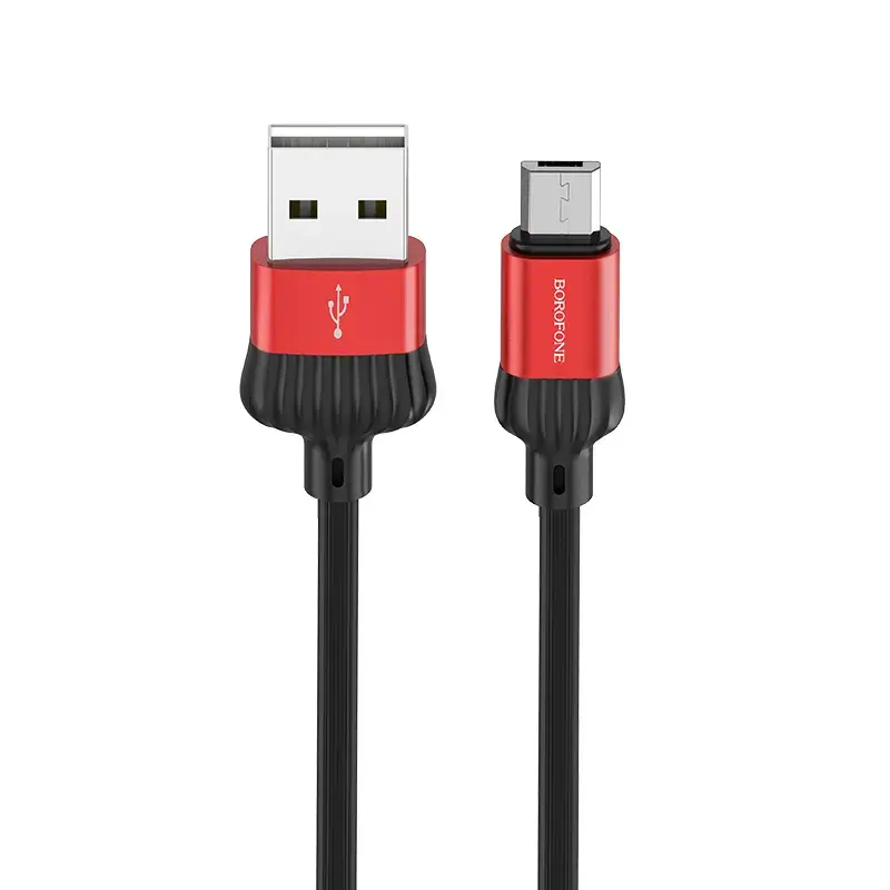 Borofone Cable BX28 Dignity - USB to Micro USB - 2,4A 1 metre red