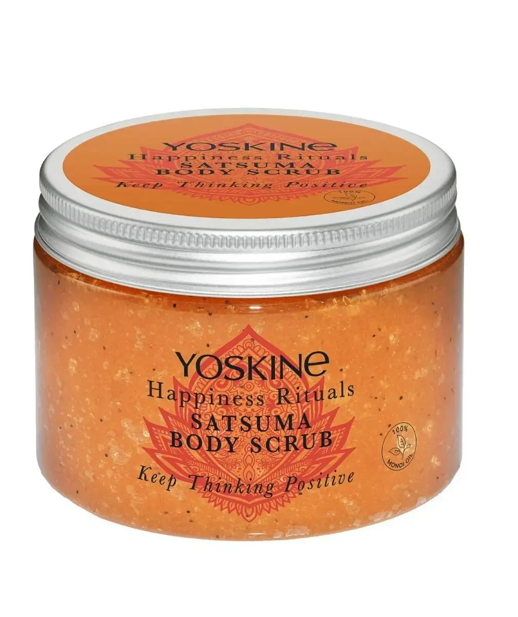 Yoskine, Happiness Rituals, Satsuma, Peeling, Body Scrub, 300 ml