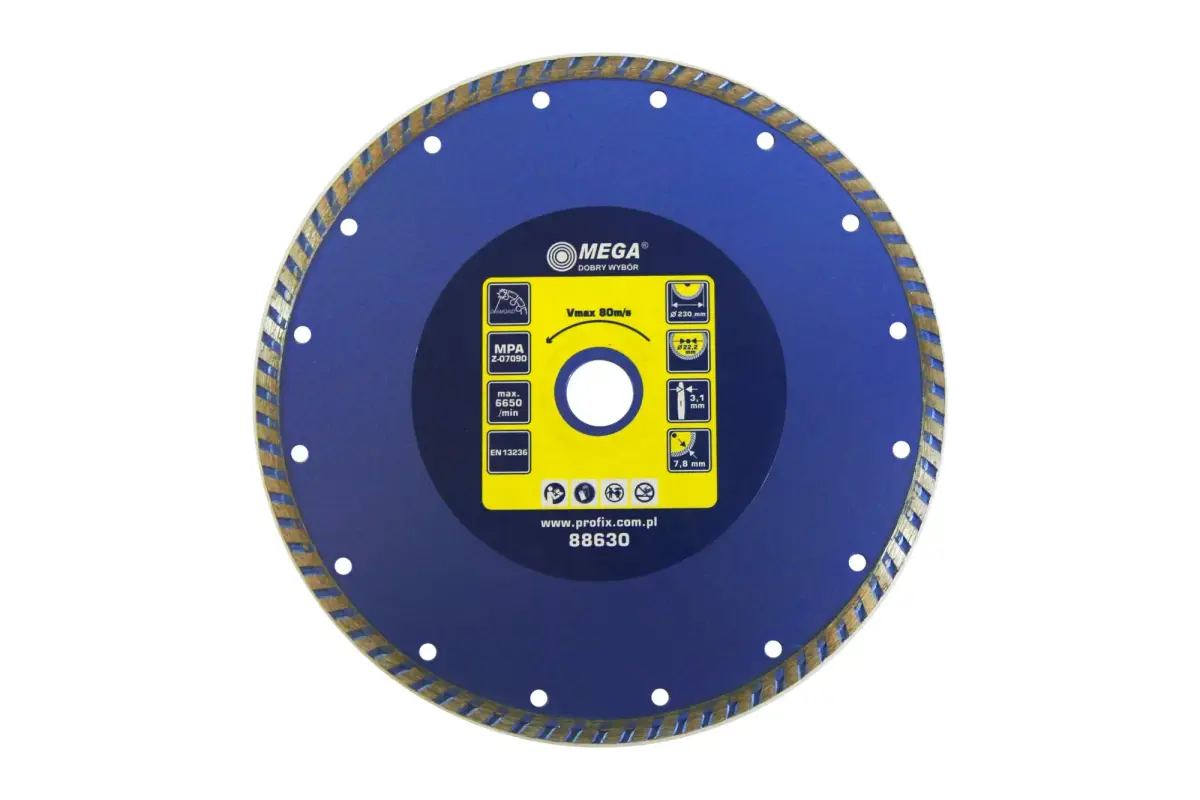 Dimanta disks BTR 230x22mm turbo Mega