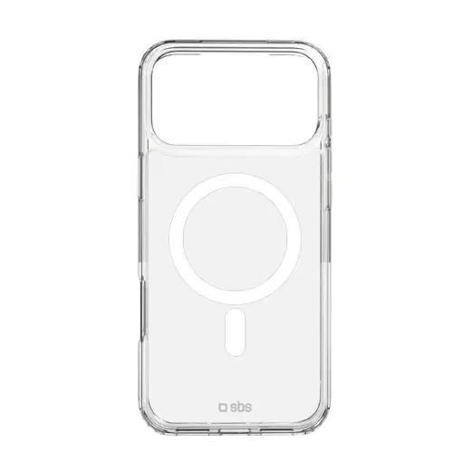 SBS Extreme Mag with D3O Technology phone case with MagSafe support for Apple iPhone 17 Pro Max transparent