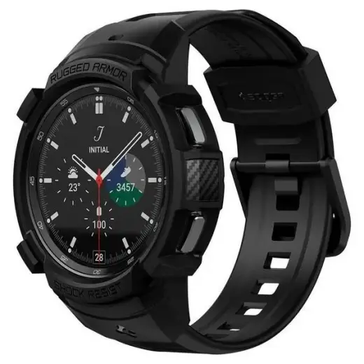 Spigen Rugged Armor "PRO" for Samsung Galaxy Watch 4 Classic 46 mm matte black