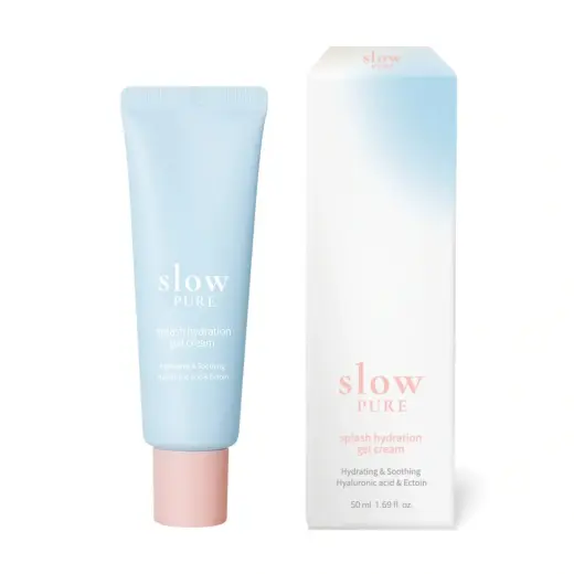 Slowpure, Splash Hydration, Hydrating & Soothing, Day & Night, Gel Cream, For Face, 50 ml