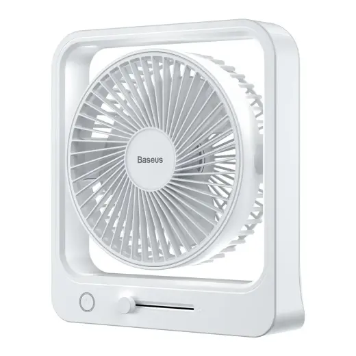 Baseus CXMF-A02 portatīvais ventilators | 5400 mAh | USB-C balts