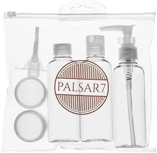 Palsar 7 Travel Cosmetic Set with Dispenser