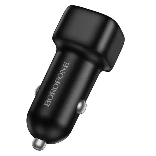 Зарядка для автомобиля Borofone BZ34B Cloud | 20W | PD, QC | USB-A, USB-C | чёрная