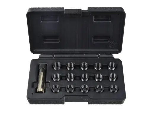 16 daļu aizdedzes sveču vītnes remonta komplekts M14x1.25