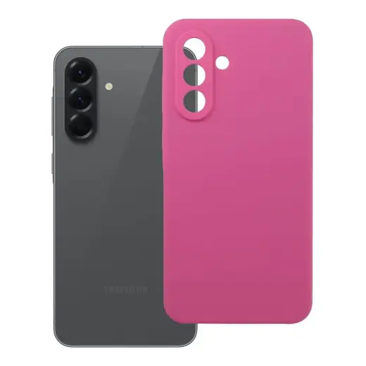 Silicone 2mm maciņš telefonam Samsung Galaxy A56 (A566) rozā