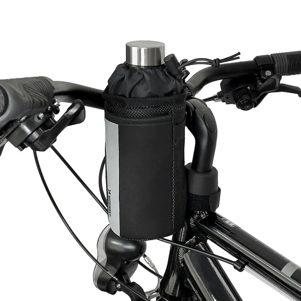 Wozinsky Thermal Bottle Bag for Bike or Scooter 1L Black (WBB29BK)