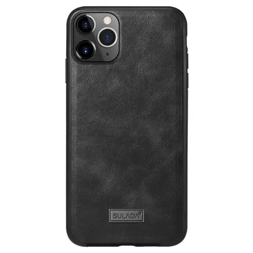Sulada royal case прочный силиконовый чехол для Apple iPhone 12 | 12 Pro черный