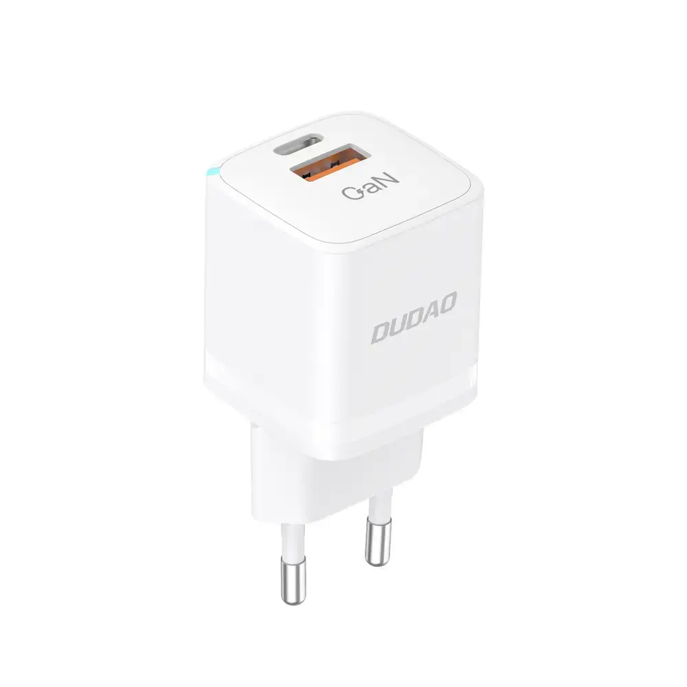 Dudao A13Pro tīkla lādētājs | 33W | GaN, PPS | USB-C, USB-A | balts