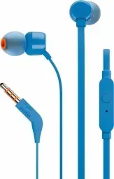 JBL T110 austiņas ar mikrofonu | 3,5 mm | zilas (EU blisteris)