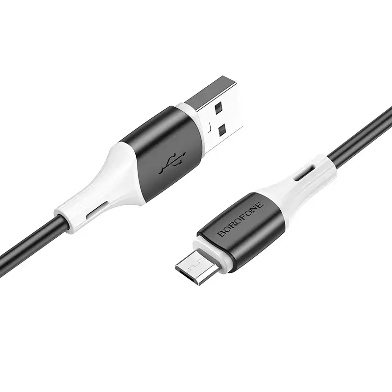 Borofone BX79 data transfer and charging cable | USB-A to Micro USB | 12W | 1m | black