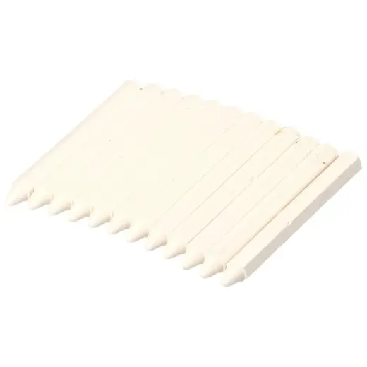 Marking chalk 12pcs white, paraffin wax 116x12mm