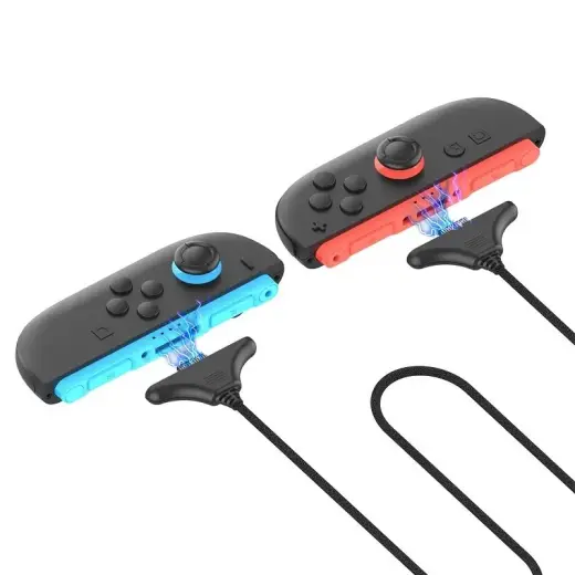 iPega SW2119A Charging Cable (3m, 2pcs) for JoyCon Controller Nintendo Switch 2 Red/Blue (Damaged Package)