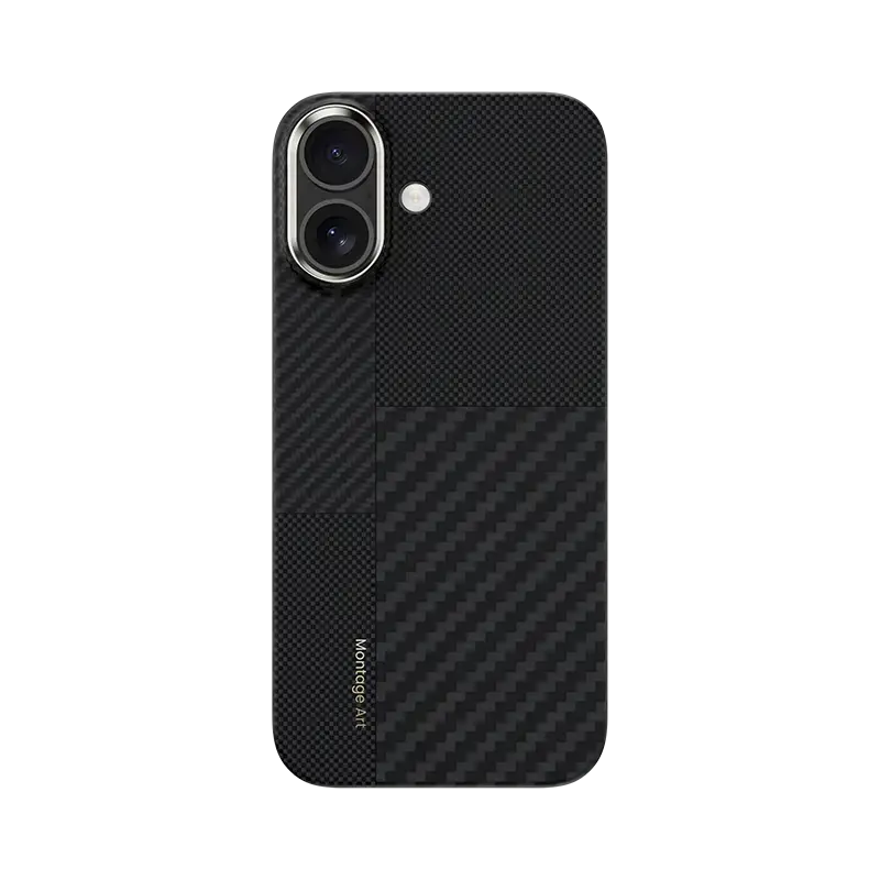 Benks Montage Magnetic Armor Air Kevlar Case Metal Frame 600D+1500D (MB67) for Iphone 17 black