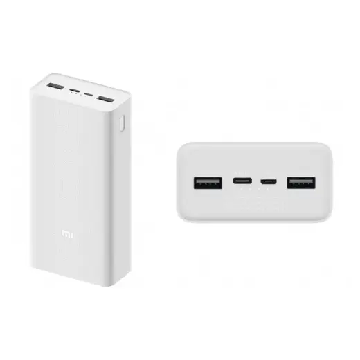 Xiaomi Mi Ārējais akumulators (powerbank) 3 30000mAh 24W VXN4307CN USB-C Balts 6934177717253