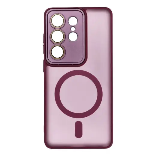 Variete Mag Cover telefono dėklas su MagSafe palaikymu Samsung Galaxy S26 Ultra (S948) violetinis