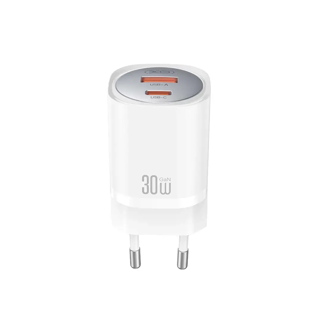 XO CE21 tīkla lādētājs | 33W | PD | USB-C, USB-A | balts