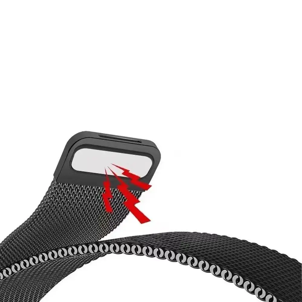 Hurtel viedpulksteņa siksniņa priekš Apple Watch (38/40 mm) | nerūsējošs tērauds | sarkana