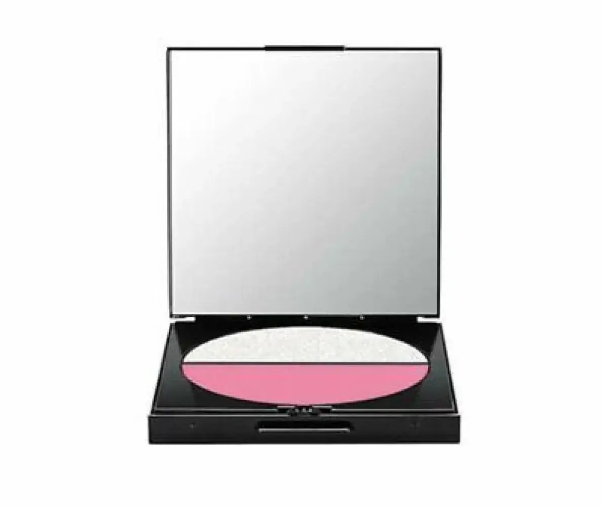 MAC, Fortune Duo, Eyeshadow Powder, Platinum Shadow/Lotus Pink, 2.5 g