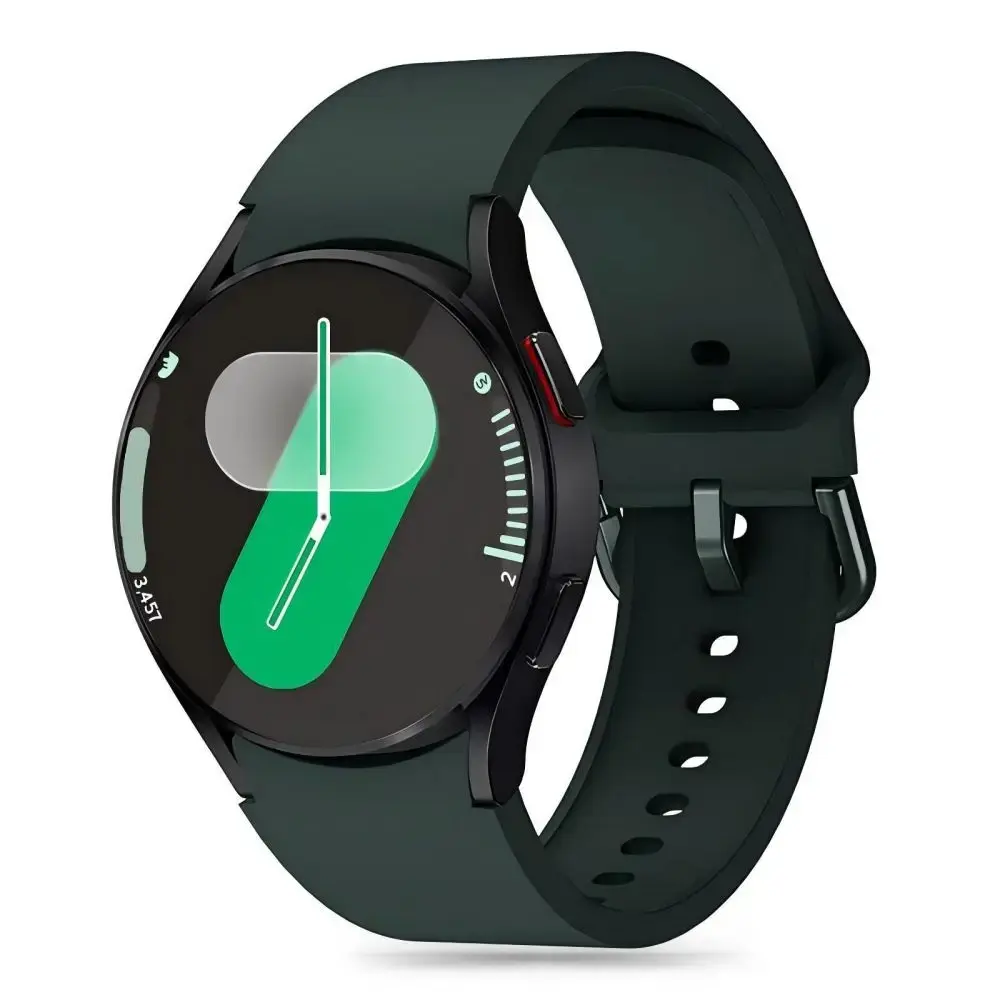 Tech-Protect Silicone Strap for Samsung Galaxy Watch 4 | 5 | 5 Pro | 6 | 7 | FE - Green