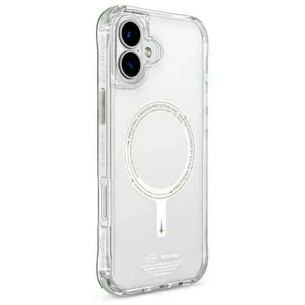 Skinarma case Saido iPhone 16 6.1" Magnetic Charging green (niteglow)