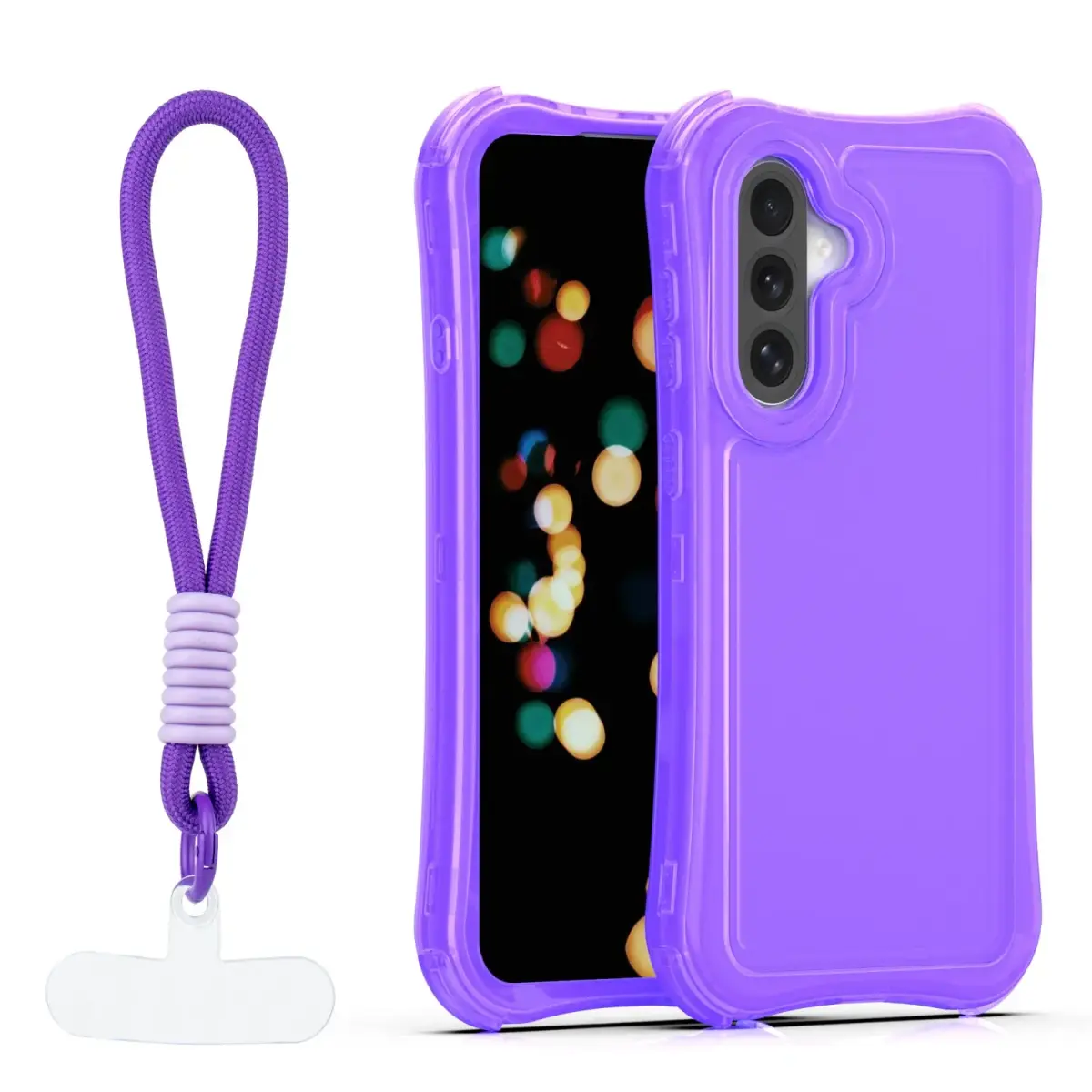 Safepop maciņš ar siksniņu telefonam Samsung Galaxy A36 5G (A366) | A56 (A566) | A37 (A376) violets